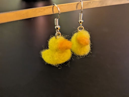 Rubber Duck Earrings